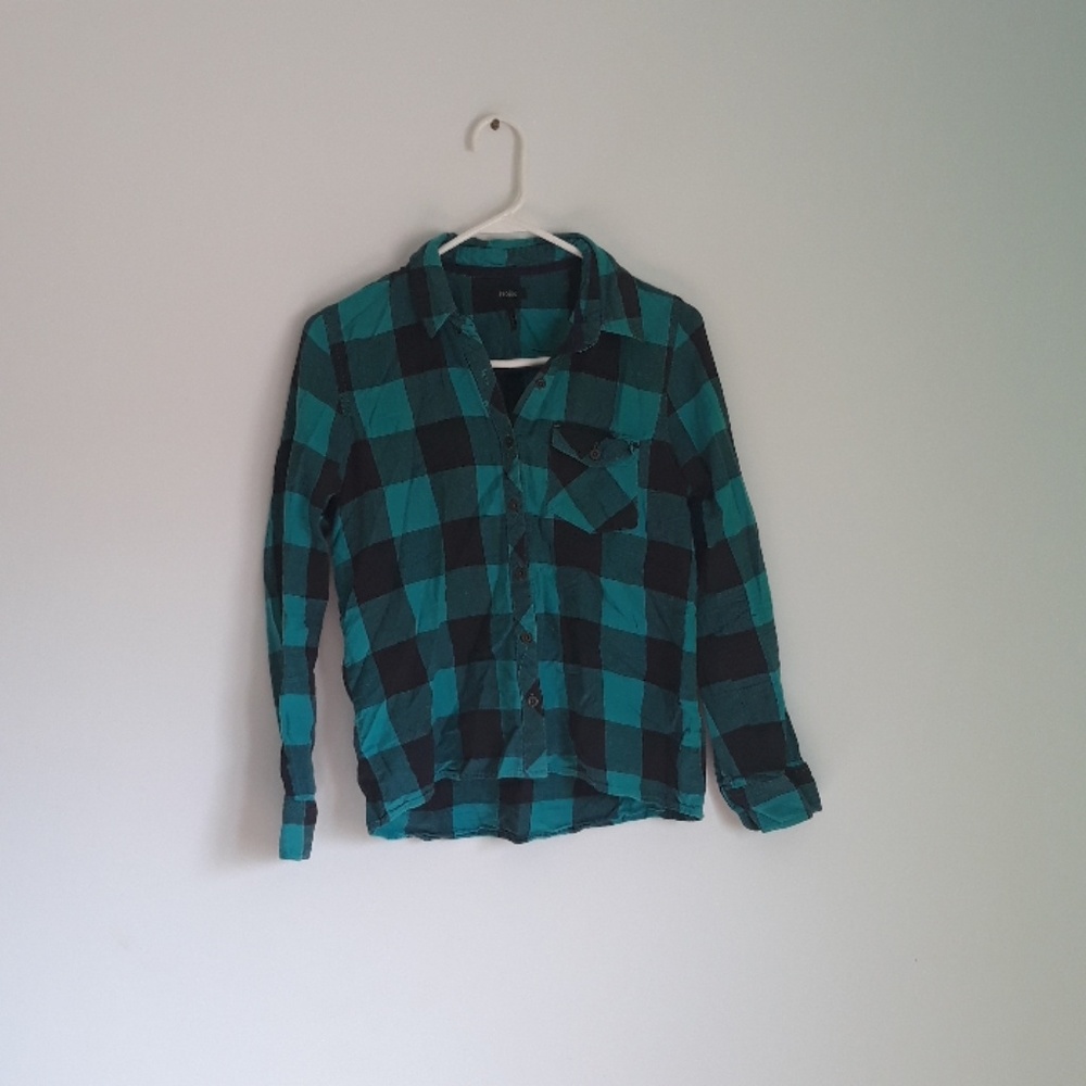 Blue and Black Nollie Flannel